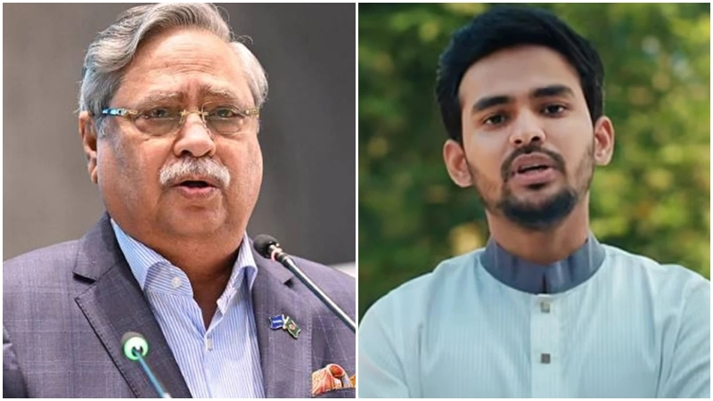 বিদায়ী রাষ্ট্রপতি সাহাবুদ্দিনকে গ্রেপ্তারের দাবি আসিফ মাহমুদ